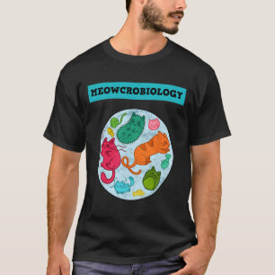 T-shirt Meowcrobiologie Chat Science - Clic Fit
