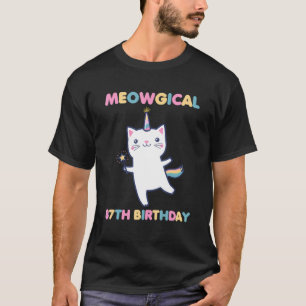 T-shirt Meowgical 87th Birthday Kitty 87 Year Old Cat