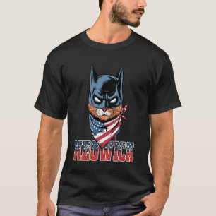 T-shirt Meowica Chat 4 juillet Chat - US Patriote Merica C