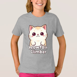 T-shirt Meowtain Climber - Cute kitten