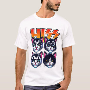 T-shirt Meowtallica Chat drôle