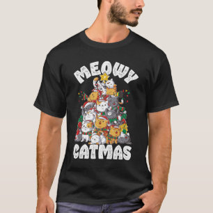 T-shirt Meowy Catmas Cat Tree