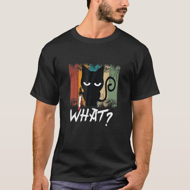 T-shirt Meowy Chat Ee Je Fais Ce Que Je Veux Chat (Devant)