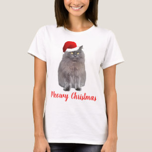 T-shirt Meowy Christmas Kitty