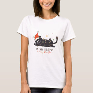 T-shirt Meowy Noël et Bonne Année de la Purre