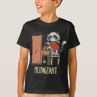 Meowzart Un mignon chat jouant du piano drôle Pian