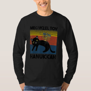T-shirt Meowzel Tov Chanukah Cute Juif Chat Propriétaire U