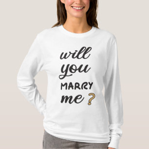 T-shirt M'épouseras-tu ?