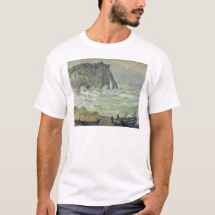 T-shirt Mer agitée de Claude Monet   chez Etretat, 1883