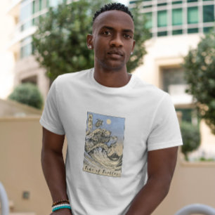 T-shirt Mer de la tortue japonaise