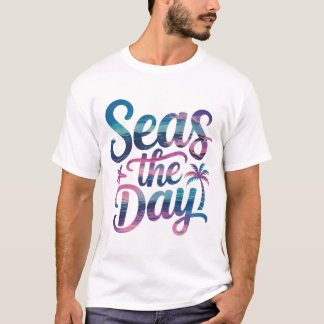 T-shirt Mer Le Jour, Vacances D'Été
