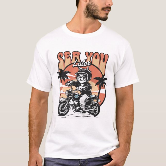 T-shirt Mer plus tard (Devant)