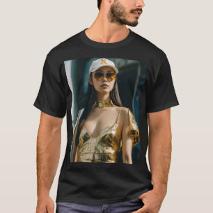 T-shirt Merceau de roche crâne et ossature