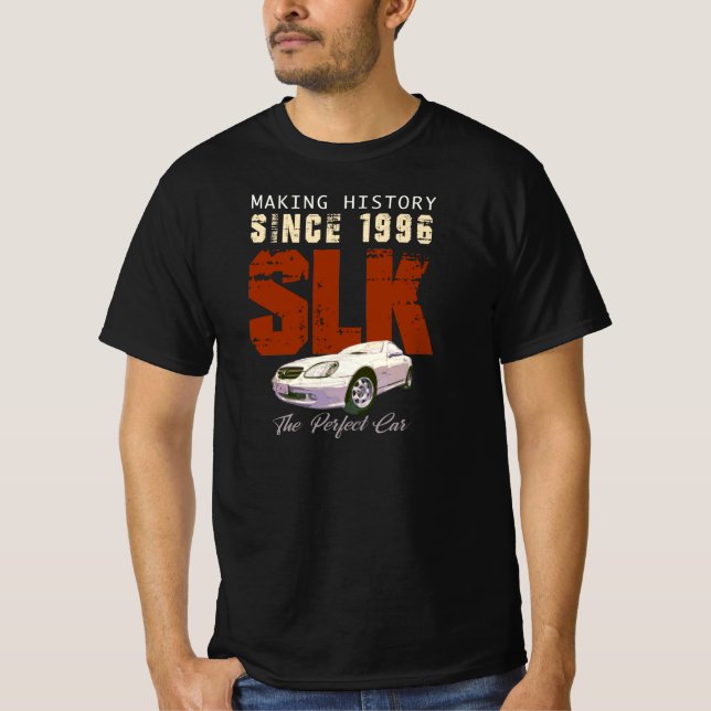 T-shirt Mercedes Benz SLK R170 - Histoire depuis 1996 (Devant)