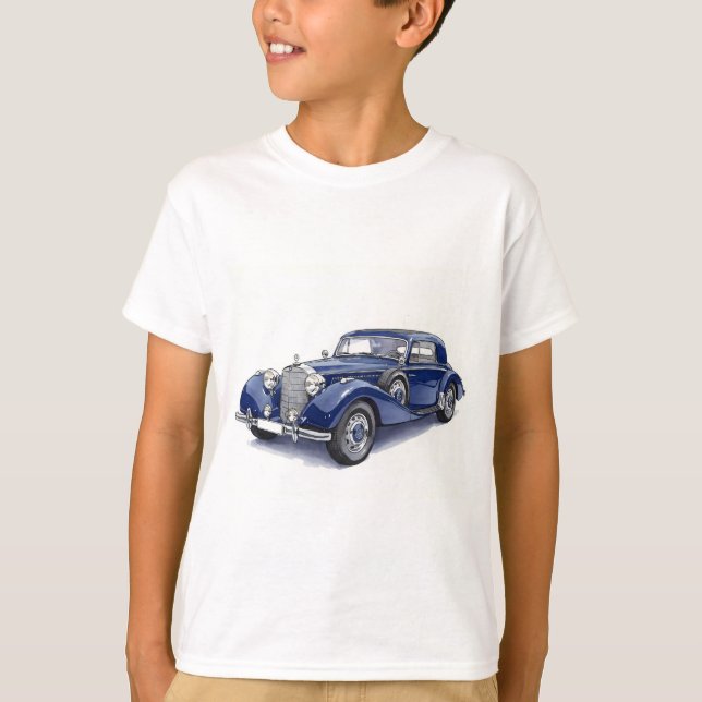 T-shirt Mercedes bleues, collection de Natasha Us (Devant)
