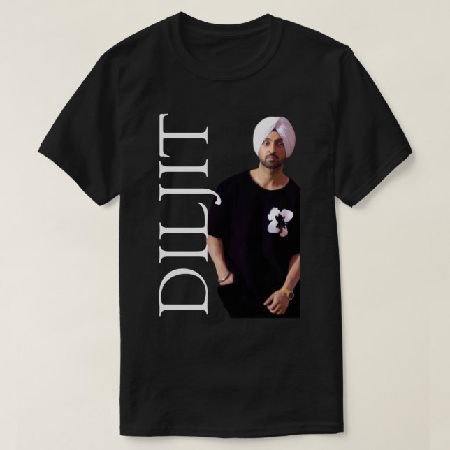 T-shirt Merch Diljit Desi (Design devant)