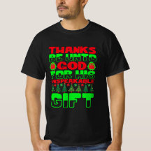 Merci à Dieu pour son cadeau indicible