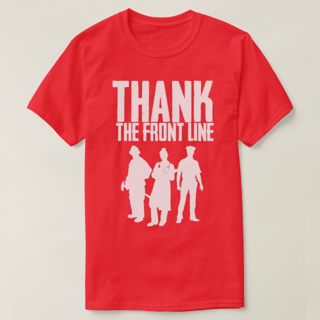T-SHIRT MERCI À LA LIGNE AVANT BLANCHE (Design devant)