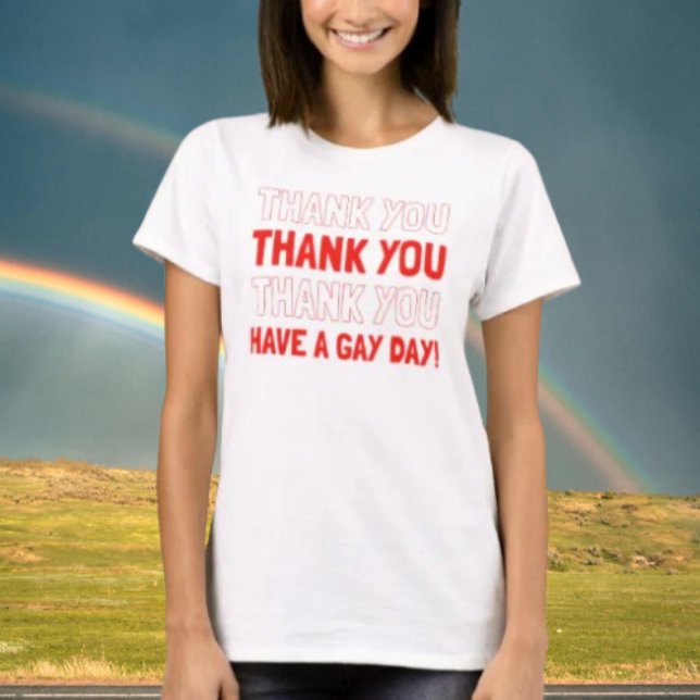 T-shirt Merci A Une Journée Gay (Créateur téléchargé)