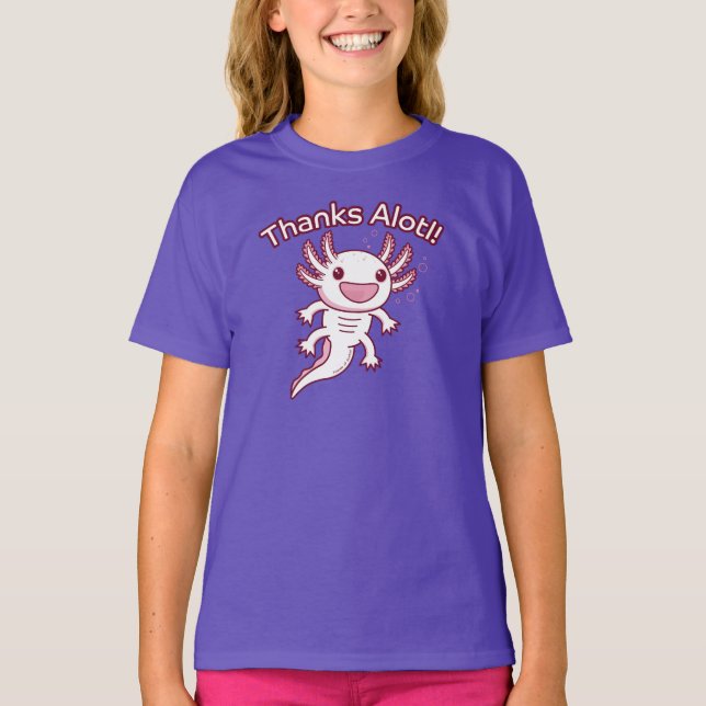 T-shirt Merci Alotl ! - AXOLOTL (Devant)