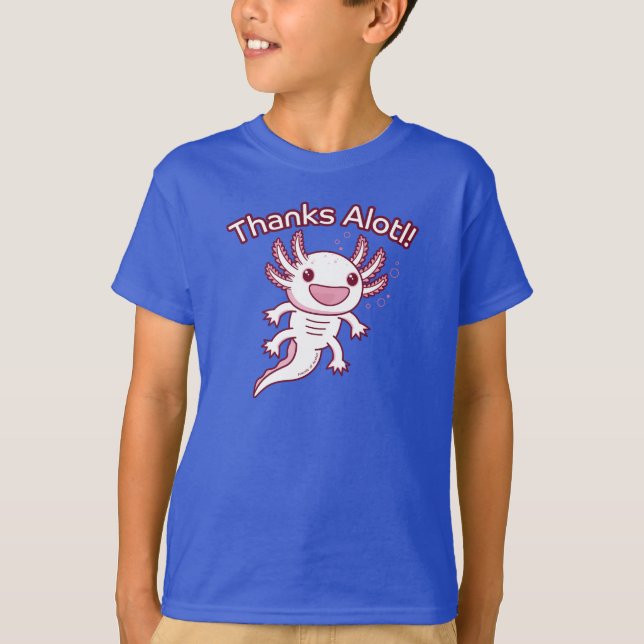 T-shirt Merci Alotl ! - AXOLOTL (Devant)