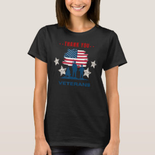 T-shirt Merci Anciens Combattants Boots de Combat Anciens