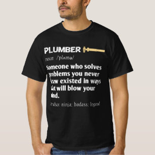 T-shirt Merci cadeau pour plombier