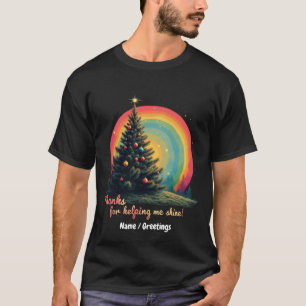 T-shirt Merci de m'aider à me faire briller Gratitude sinc