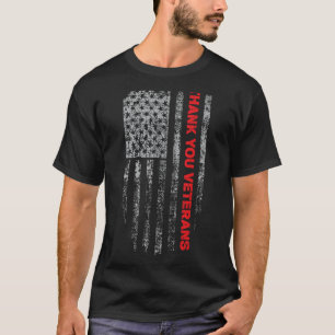 T-shirt Merci Du Drapeau Américain Patriotique Pour Hommes