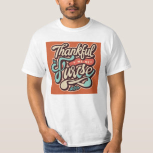T-shirt Merci infirmière rétro super action de grâce