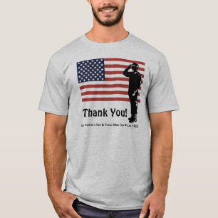T-shirt Merci ! La fête des vétérans tous les jours nous v
