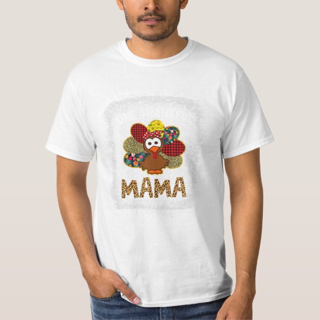 T-shirt Merci MAMA Chemise Bleach Turquie (Devant)