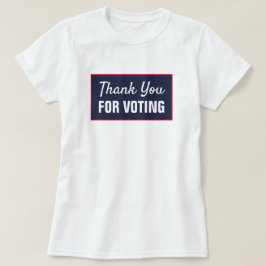 T-shirt Merci non partisan pour le vote