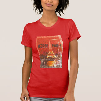T-shirt Merci paris,style summer fashion