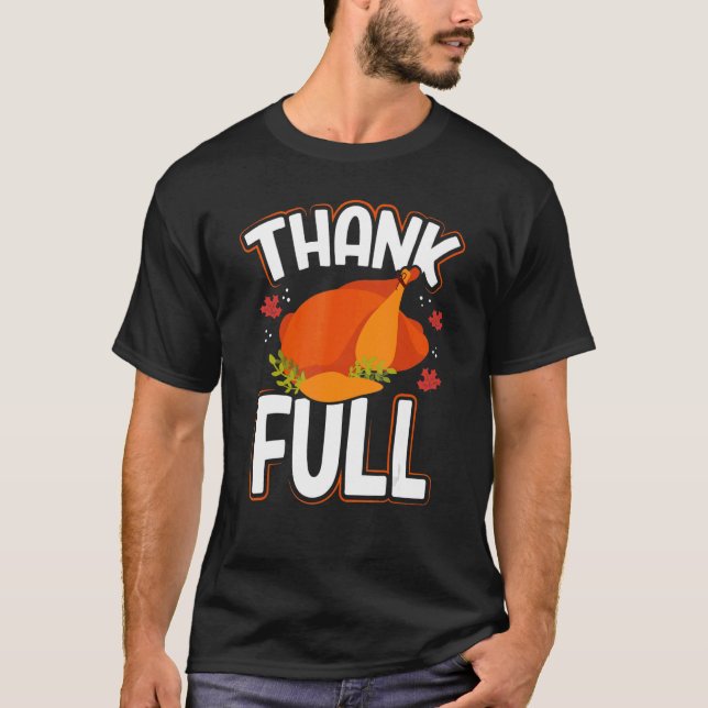 T-shirt Merci Plein Thanksgiving Turquie Dîner Fête Thankf (Devant)