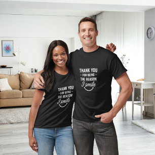 T-shirt Merci pour avoir été la raison pour laquelle je so