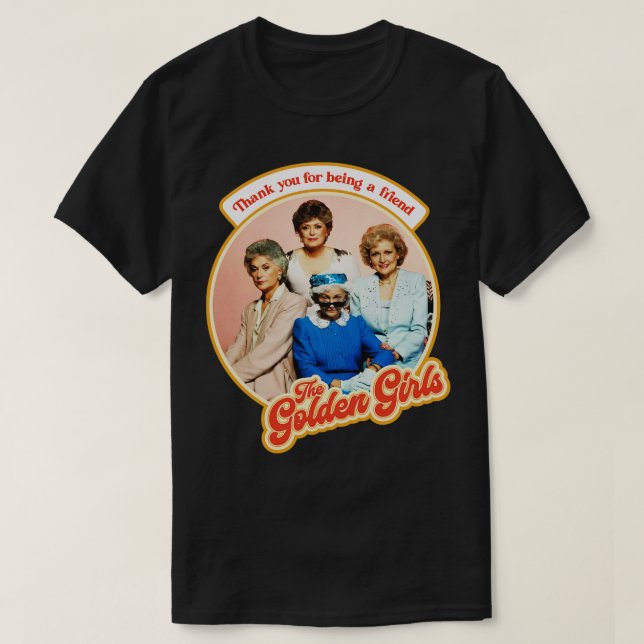 T-shirt Merci pour être un ami Retro Hommage (Design devant)