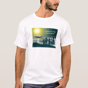 T-shirt Merci pour les hamburgers