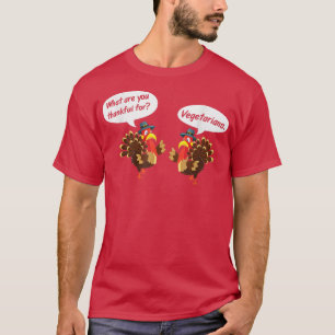 T-shirt Merci pour les végétariens Thanksgiving Funny