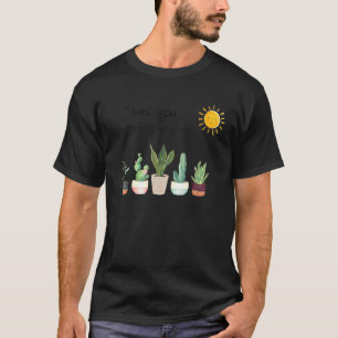 T-shirt Merci Pour M'Aider À Cultiver Un Joli Jardin Plant