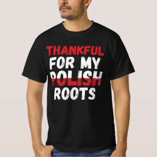 T-shirt Merci Pour Mes Racines Polonaises - Fierté Polonai