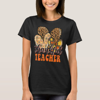 T-shirt Merci professeur Cheetah Coeur enseignant vie Merc