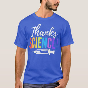 T-shirt Merci Science Funny Pro Vaccine Pro S