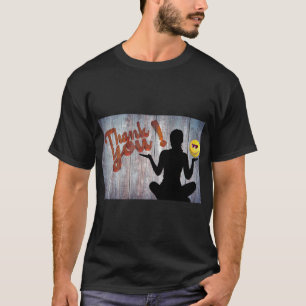 T-shirt Merci Silhouette Style Tee