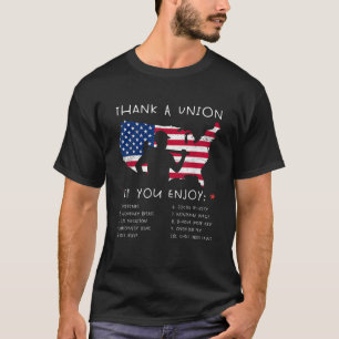 T-shirt Merci Un Syndicat De Chemises Forte Tee Drôle Trav