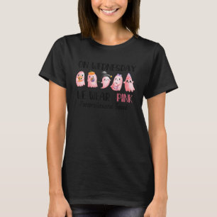 T-shirt Mercredi Fantôme Nous Portons Pink Parprofessionne