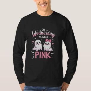 T-shirt Mercredi, Nous Portons Le Crâne D'Halloween Éffray