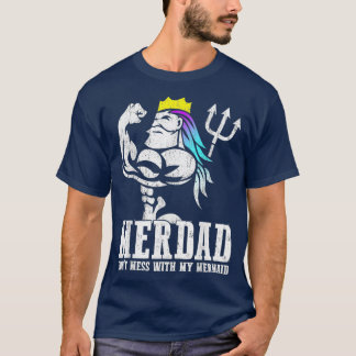 T-shirt Merdad Dont Mess Avec Ma Sirène Forte Nouveau Mer