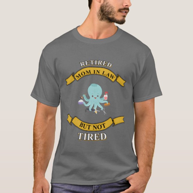 T-shirt Mère À La Retraite En Droit Mais Notifié Funnyet a (Devant)