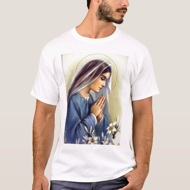 T-shirt Mère bénie - cru (Devant)